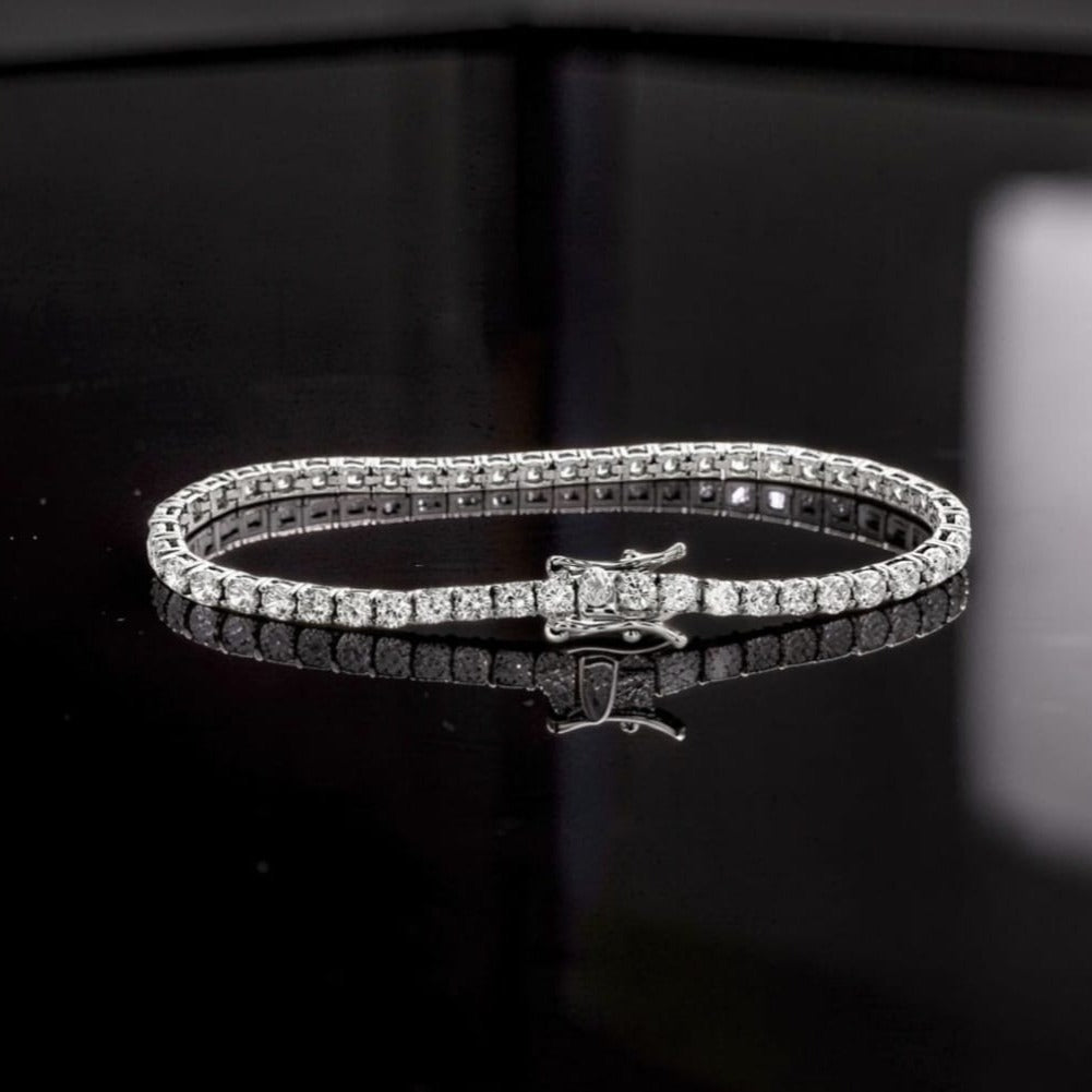 Tennis Bracelet - Sterling Silver and Cubic Zirconia