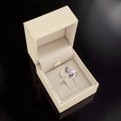 Bague Stillavia - Argent 925 Rhodié et Améthyste