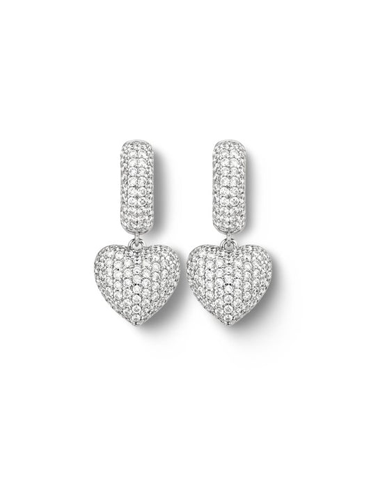 Boucles Amor Aeterna – Argent 925 rhodié & Oxydes de zirconium