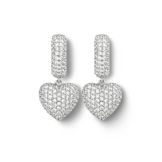 Boucles Amor Aeterna – Argent 925 rhodié & Oxydes de zirconium