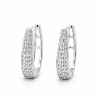 Lumiar Hoop Earrings - Sterling Silver