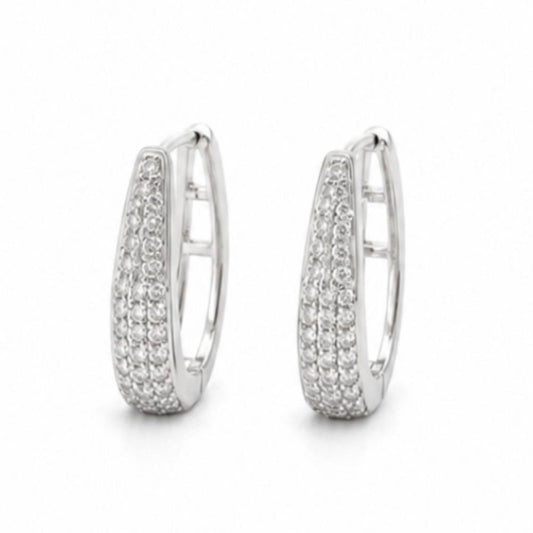 Lumiar Hoop Earrings - Sterling Silver