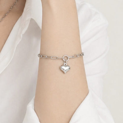 Bracelet Coeur Icon – Argent 925 rhodié