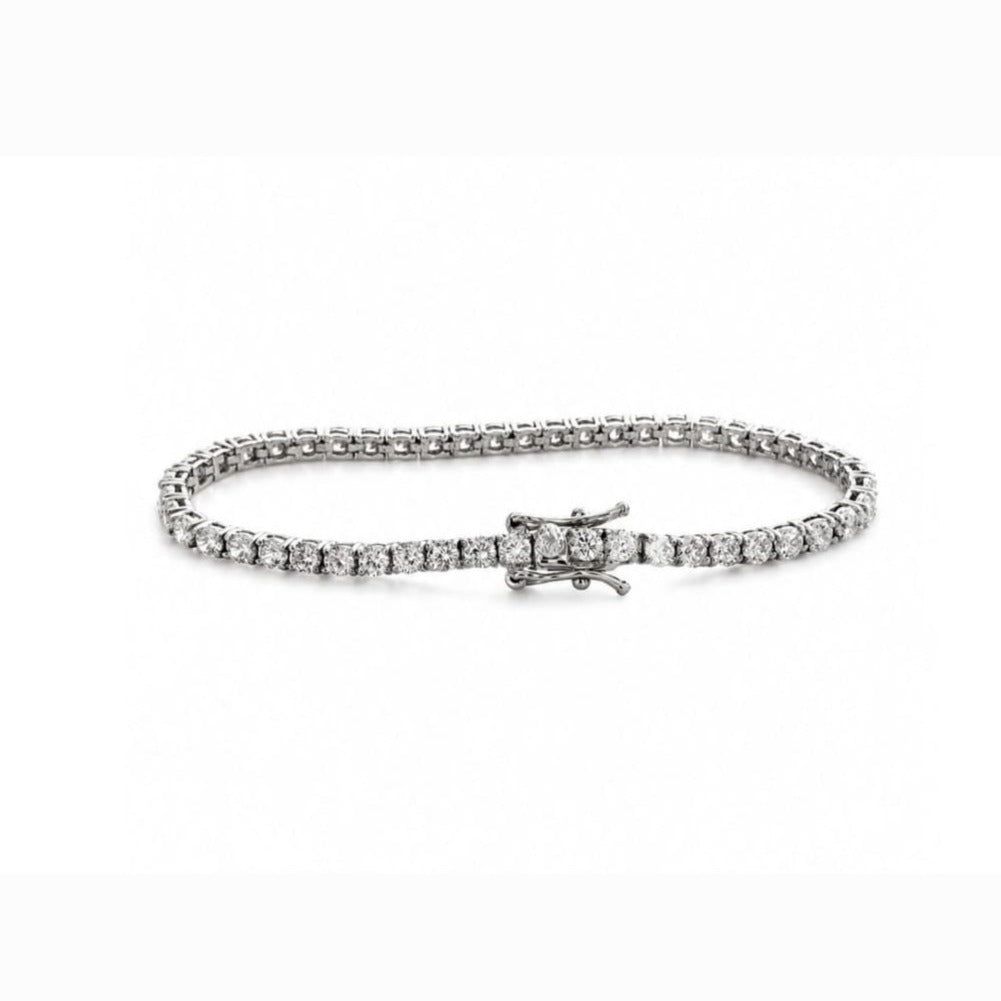 Tennis Bracelet - Sterling Silver and Cubic Zirconia