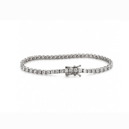 Tennis Bracelet - Sterling Silver and Cubic Zirconia