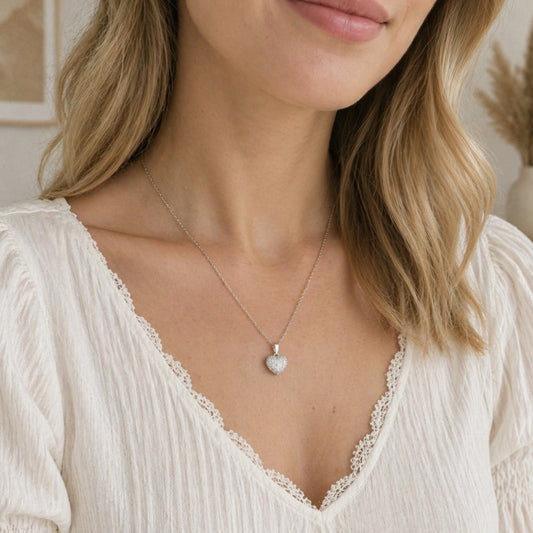 Collier Amoria – Argent 925 rhodié & Oxydes de zirconium