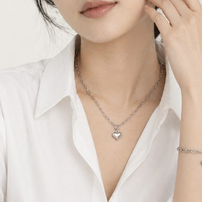 Collier Coeur Icon – Argent 925 rhodié