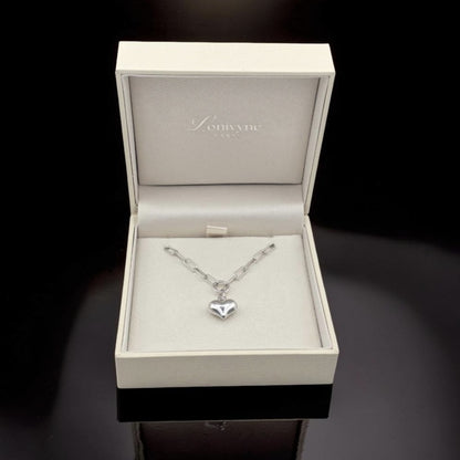 Collier Coeur Icon – Argent 925 rhodié