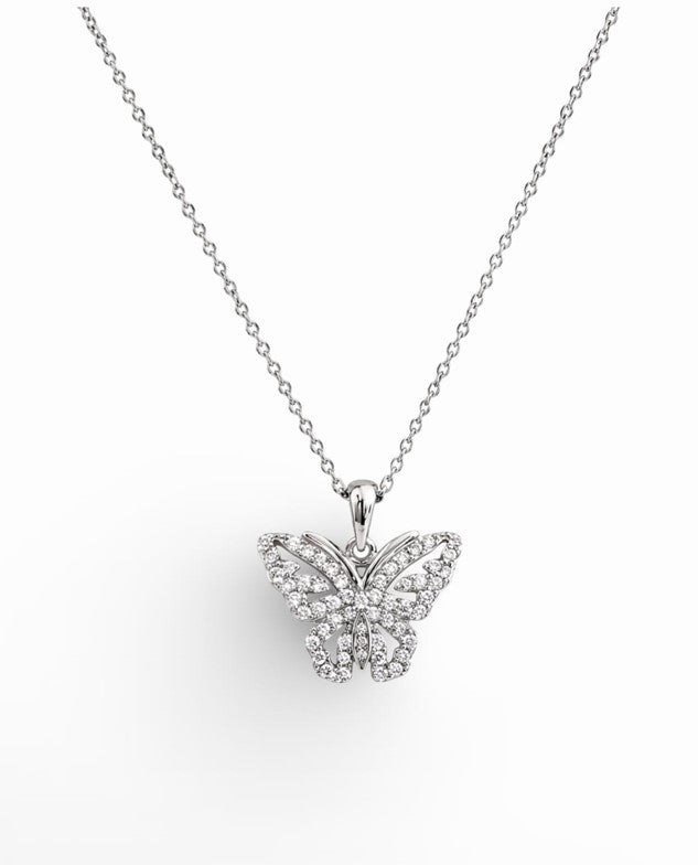 Collier Papilia – Argent 925 rhodié & Oxydes de zirconium