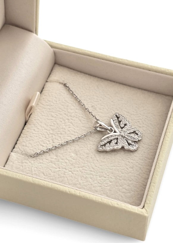Collier Papilia – Argent 925 rhodié & Oxydes de zirconium