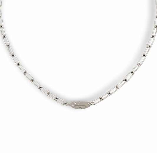 Pynna Necklace - Rhodium-Plated Sterling Silver