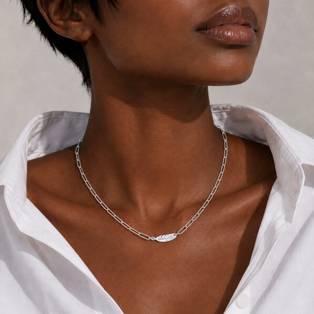 Collier Pynna– Argent 925 rhodié