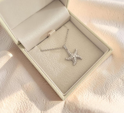 Collier Stella Maris – Argent 925 rhodié  & Oxydes de zirconium