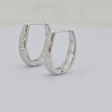 Lumiar Hoop Earrings - Sterling Silver